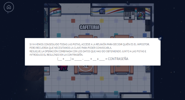 Edujuegoses's tweet photo. #AmongMaths es un #edujuego de @fernando_marti7 que permite trabajar con números enteros, decimales y fraccionarios en sexto de primaria (ahora también probabilidad) esta hecho en genially, es gratuito, reutilizable y con licencia CC https://t.co/oUOJLOK89O https://t.co/cBQqIXPWAr