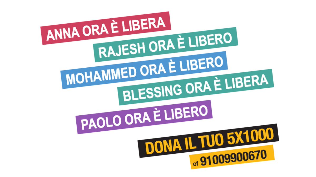 Per il tuo 5x1000 scegli la Cooperativa On the Road (CF 91009900670), scrivi insieme a noi #5xmille storie a lieto fine, scopri come su ontheroad.coop