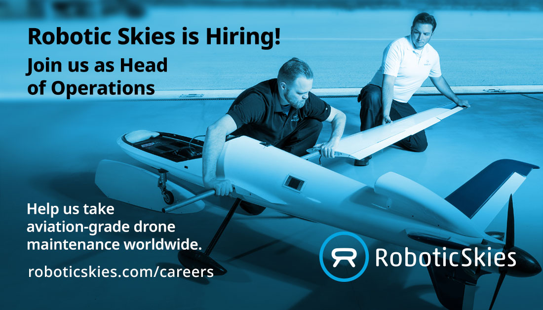 We’re #hiring: Head of Operations
This is a fantastic opportunity for an #aviation maintenance professional looking to accelerate their career. Be involved at all levels - set strategy, manage daily operations, and lead a great team of technicians! Apply: roboticskies.com/careers/