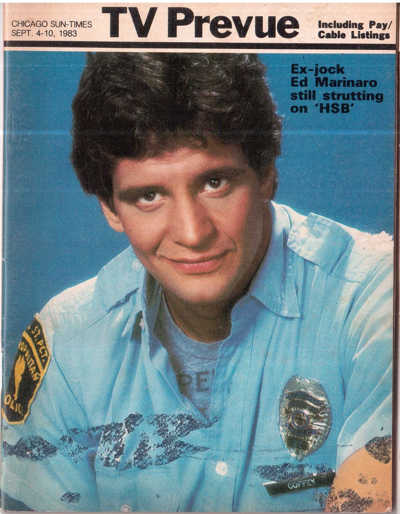 Happy Birthday to Ed Marinaro, born OTD in 1950
Chicago Sun-Times TV Prevue.  September 4-10, 1983 