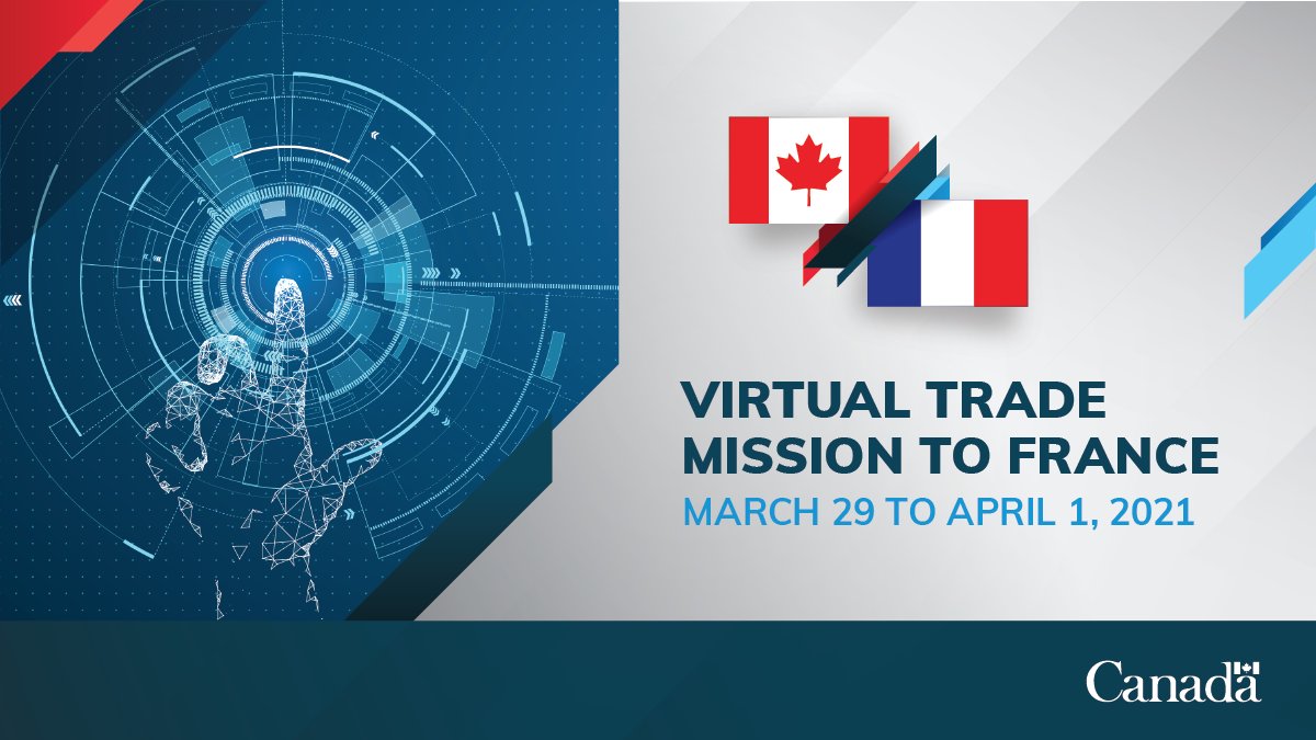 CanadaTrade's tweet photo. Day 3 at the #VirtualTradeMission to France, with #CdnBiz and #WomenEntrepreneurs who are advancing Canadaβs position as a world-leading supplier of IT Solutions and zero-emission hydrogen technologies.
Learn everything about doing business in France.
πhttps://t.co/DusK7RyEJv https://t.co/aHQuGBqVY6