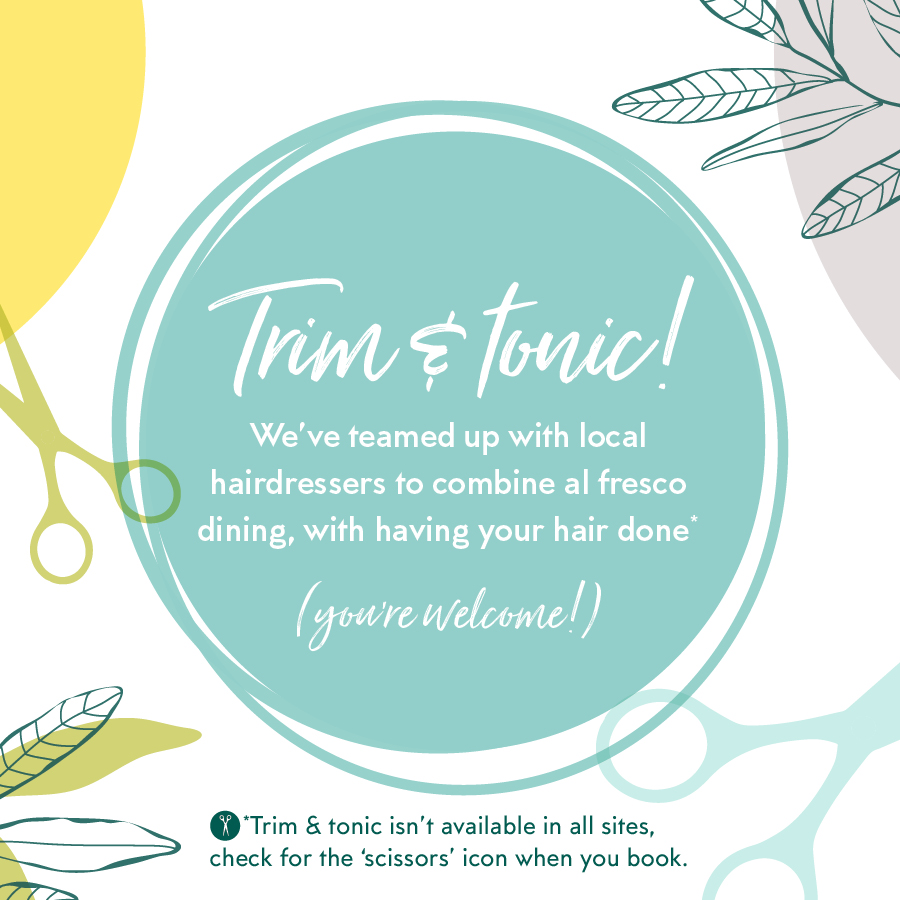 'Eating out with friends' and 'haircuts'; two things we’ve all missed during lockdown. 

Well, from 12th April, you can do both at Prezzo! We’ve teamed up with local hairdressers so you can now get a trim whilst tucking into pizza!

Al fresco, hair we go: bit.ly/2O7vAyW