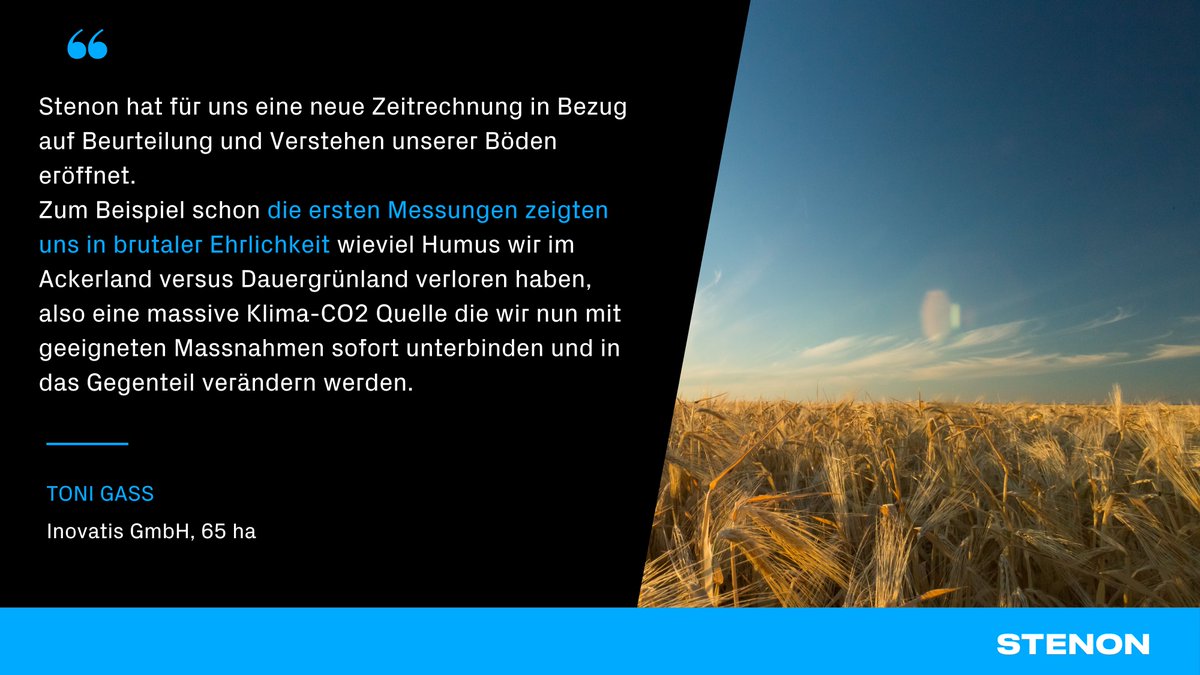 stenon_io's tweet photo. Mit der Sensortechnologie von Stenon können Sie Ihre Böden so oft wie Sie möchten analysieren um bedarfsgerecht zu handeln. Die Ergebnisse erhalten Sie in wenigen Sekunden. Es freut uns, dass immer mehr landwirtschaftliche Betriebe davon überzeugt sind. 
#AgTech https://t.co/EUjiQcce52