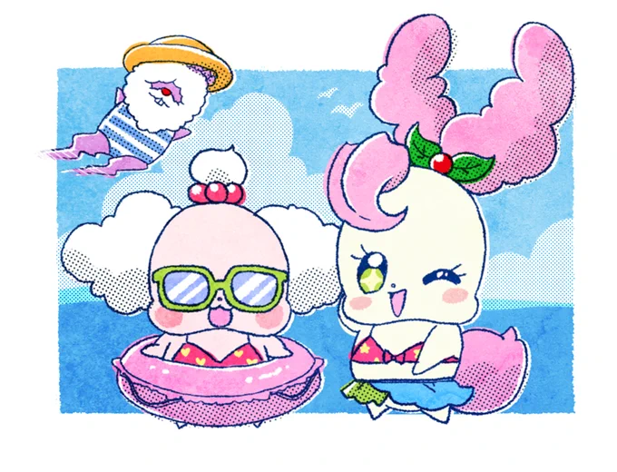ここ最近太陽がまぶしくて春〜夏の外出困ってたんだけどサングラスかけたらめっちゃ快適!!サングラスってすげ〜〜〜〜 あとサングラスかけたようせいってめっちゃかわいいよね? 