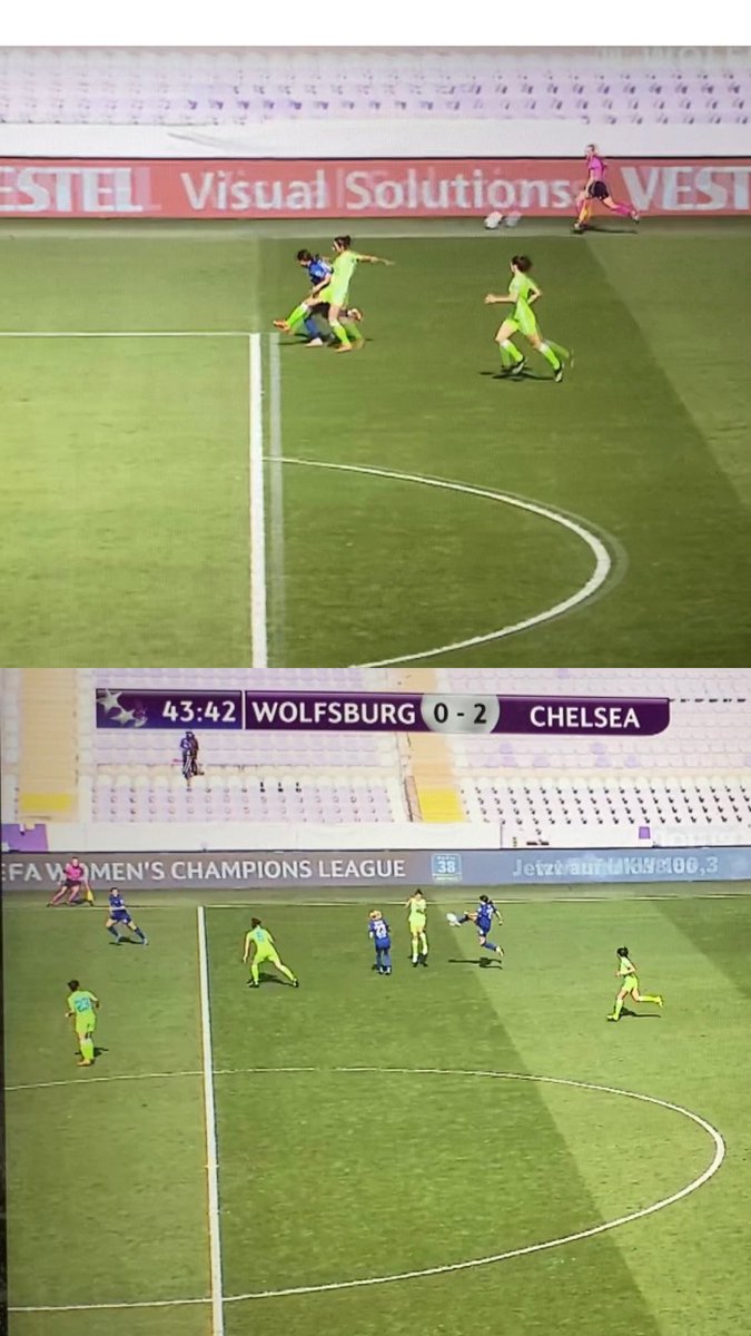 emasar3's tweet photo. Because inches can decide everything at this stage!!!And what I see are two wrong decisions (foul yes, penalty no) made which did change the game.Even if I am for @ChelseaFCW, said at the beginning of the year they are this years @UWCL UWCL favorites but fair is fair #notoffsides https://t.co/aD9luIOmXs