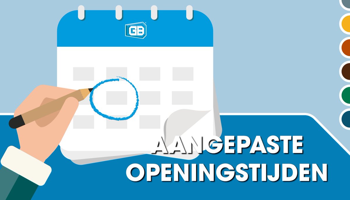 GebrBodegraven's tweet image. Aangepaste openingstijden (wijzigingen krijgt u per mail)
Goede vrijdag, 2 april: geopend | 2e Paasdag, 5 april: gesloten
Maandag 26 april en Koningsdag, 27 april: gesloten
Hemelvaartsdag, 13 mei en Vrijdag na Hemelvaartsdag, 14 mei: gesloten
2e Pinksterdag, 24 mei: gesloten