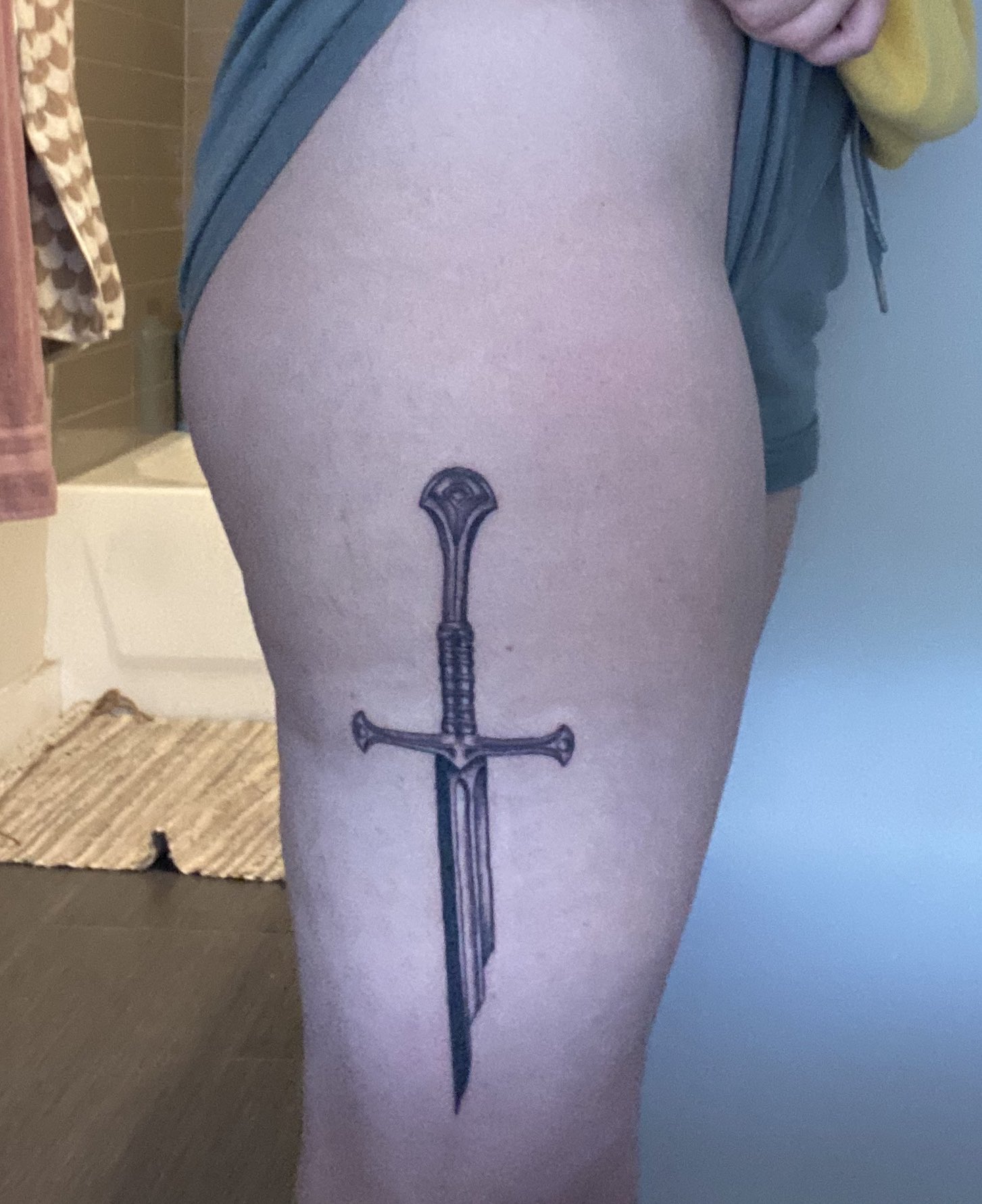 My LOTR tattoo done by Ruby  Alchemy in Melbourne  rlotr