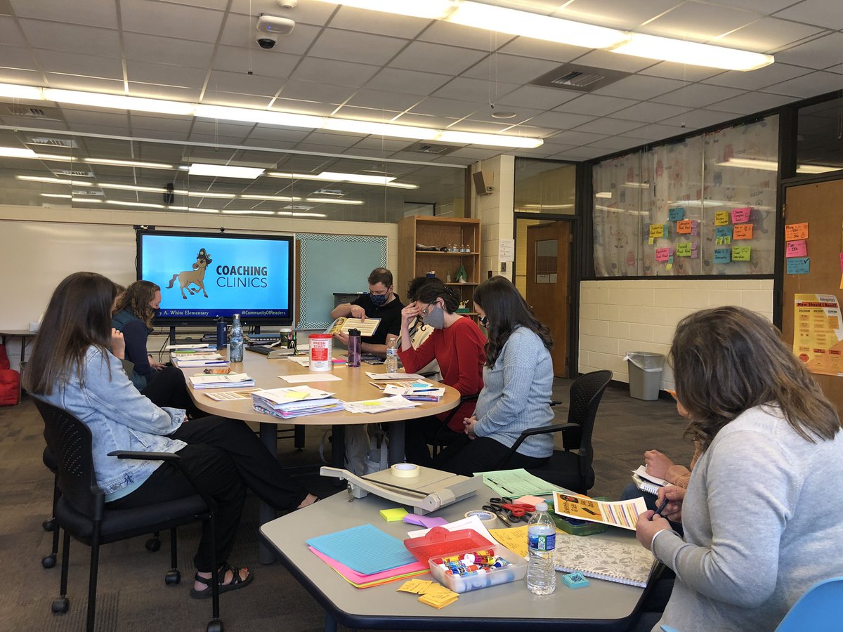 ghapsmaryawhite's tweet photo. PROUD of our team today as we continued to rumble with our focus 🎯 and took professional learning to the next level via Coaching Clinics facilitated by @workingc! We learned, planned, tried with students, debriefed/received immediate feedback & tried again! #UsInMustangs https://t.co/UUHLy7lB98