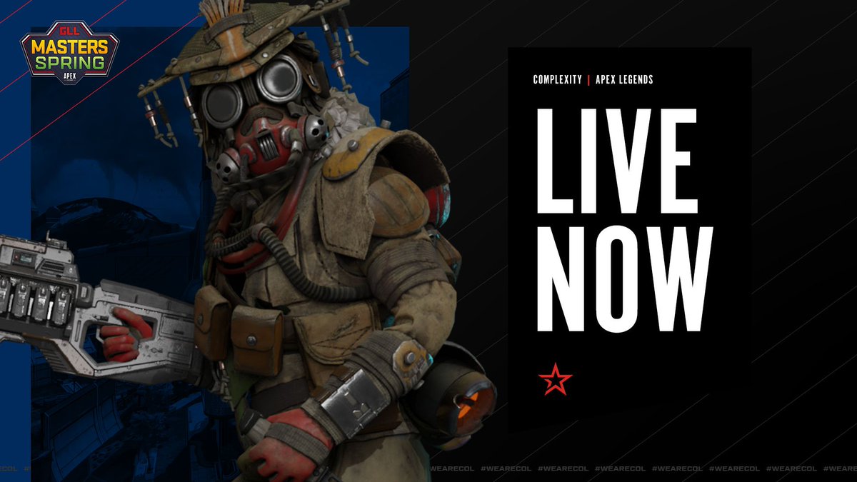 Complexity's tweet image. Rooting on the #COLApex boys in Day 1 of the NA semifinals for GLL #MastersSpring 👏

LET'S GET IT!

[🔴 LIVE NOW]
🔔 @COLUpdate 
📺 twitch.tv/gllapex

#WeAreCOL