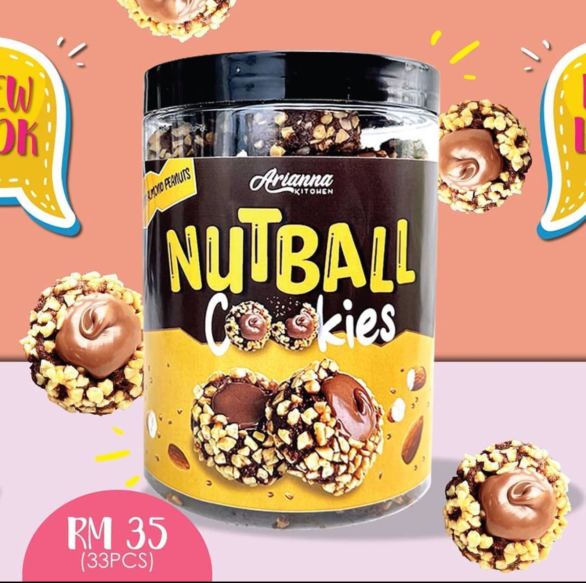 KitchenArianna's tweet photo. great news guys ! our premium most famous nutball is back 🥳 ada yang rindu dia ni tak ?? hah korang tunggu apa lagi guys jom order cepat RM35 sahaja 33 pcs / jar 👍🏻 delivery ahad ni tau https://t.co/NIUJ2aFtiv
#AriannaKitchen
#nutballcookies https://t.co/HqT8MXf8Xq