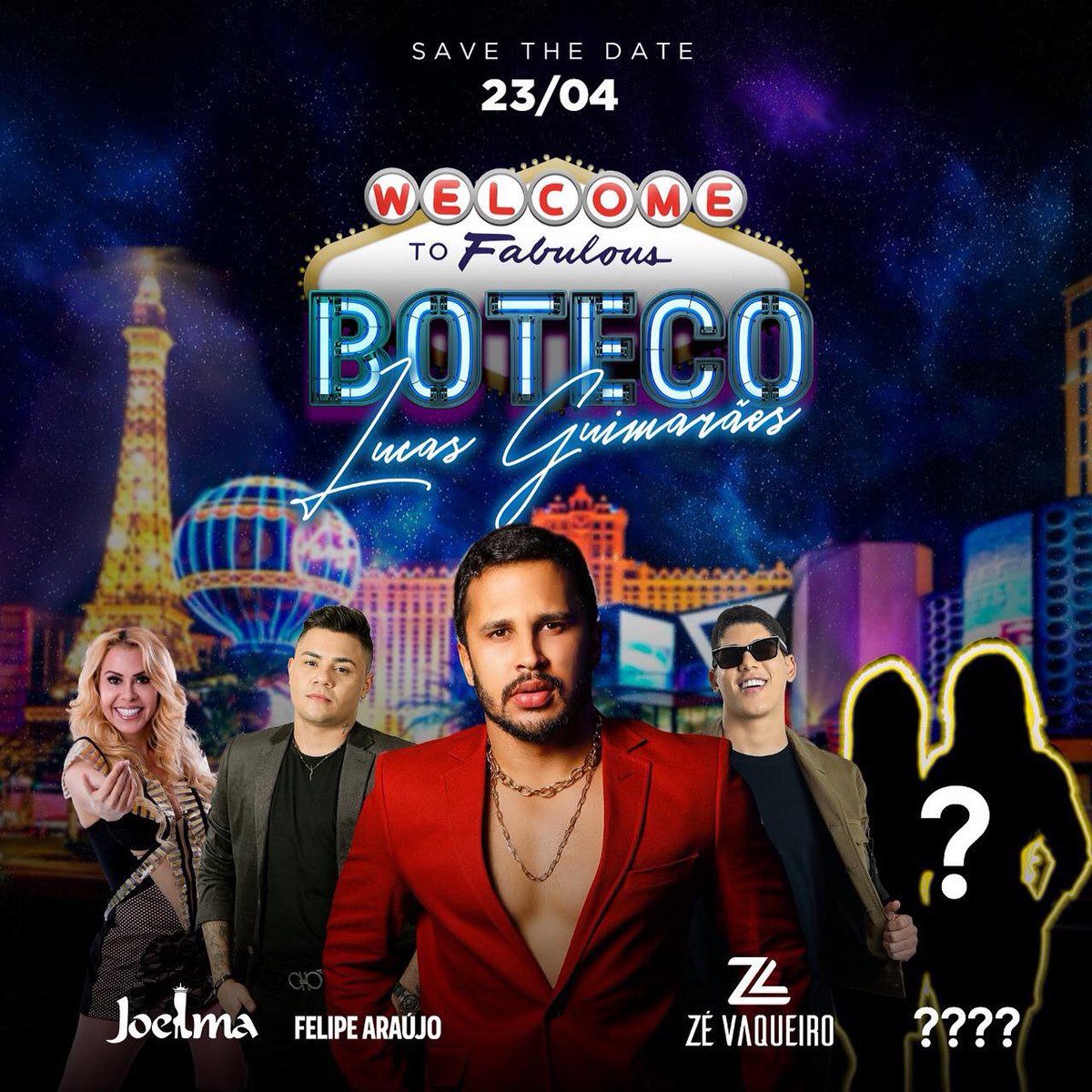 lucasgreal's tweet photo. Preparados, meus amores?! Com nova data, 23 de abril, o meu Boteco vai levar vocês para uma noite inesquecível em Las Vegas. Agora me digam de qual cidade vocês vão assistir a nossa live? 👇🏾😍✨ #Botecolucasguimaraes https://t.co/phacoB6dqf