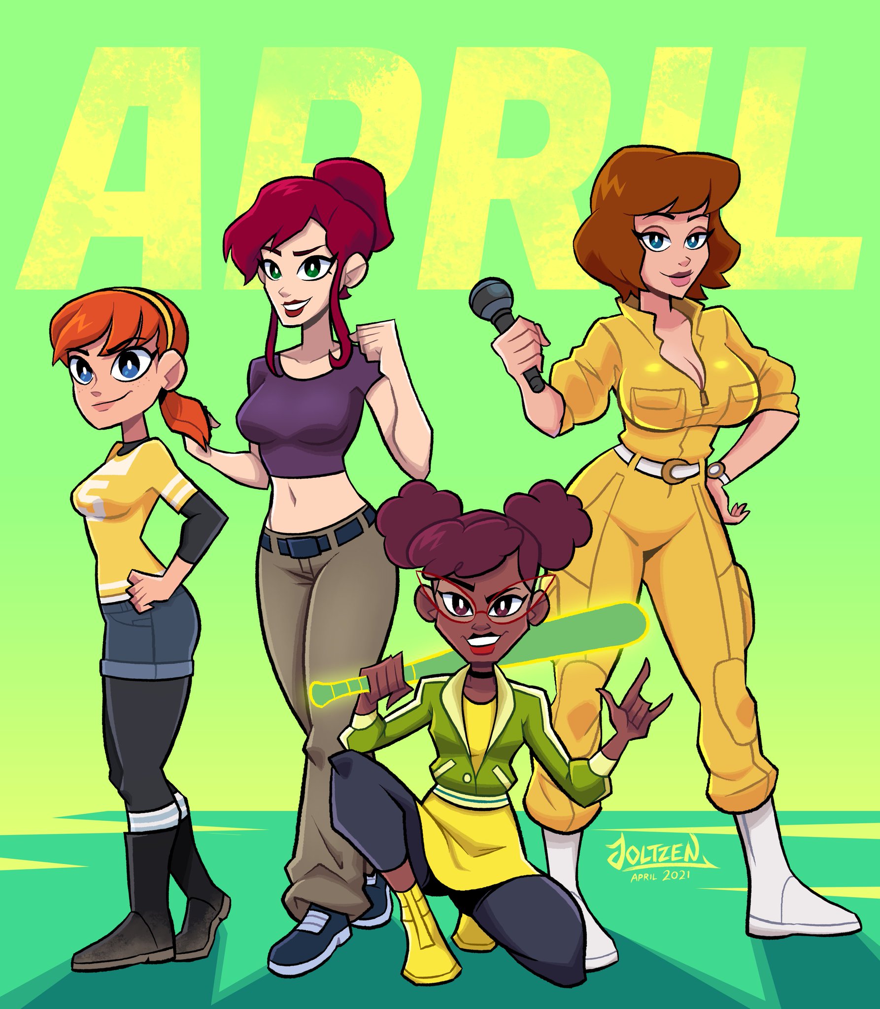 SemiDraws On Twitter RT Joltzen It s April Month Time For An April O Neil Teamup I Think 