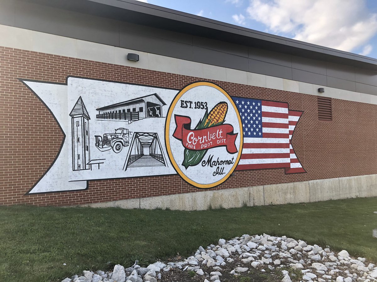 What a great addition to the east side of our Franklin St building for all to see as they drive through town. Thank you to Brett Whitacre for the amazing artwork.