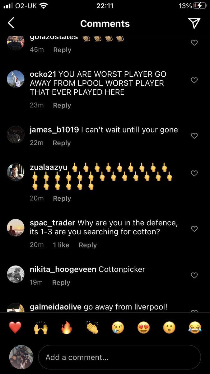 fatwap73's tweet photo. This is Georgio Wijnaldums Instagram account.
#LFC #Scum #TrickyReds #KickItOut https://t.co/0hSE9hl44B