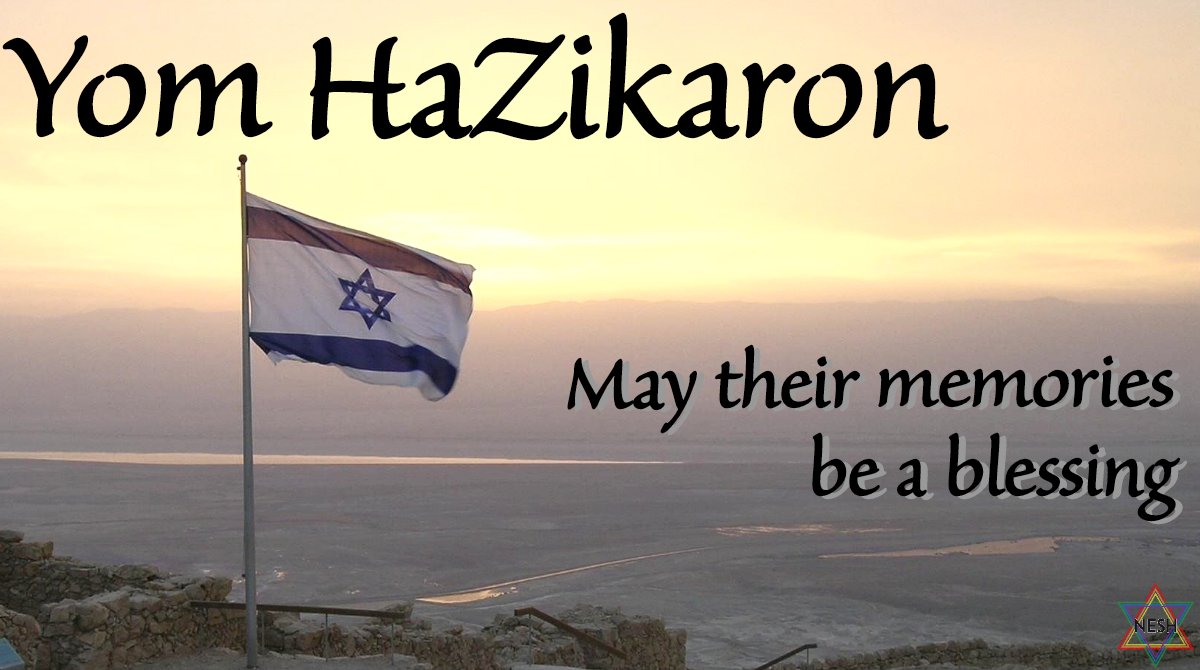 Today on Yom HaZikaron we commemorate the fallen soldiers Israel owes its independence to, and those we lost to acts of terror. We remember all the soldiers, people, and children taken from us. We mourn them and honor the sacrifices made. 

May their memories be a blessing🕯️