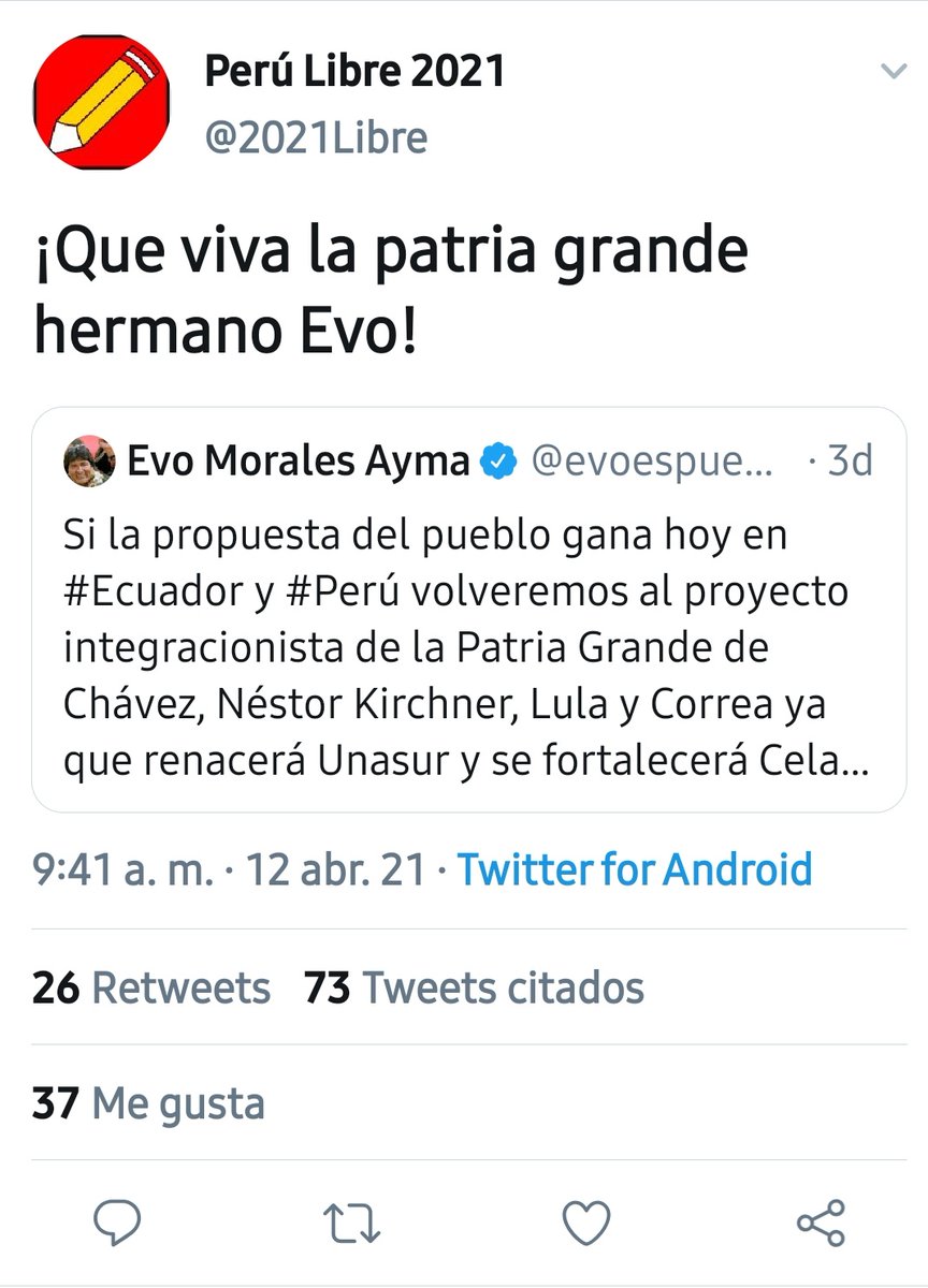 AlexRojo7's tweet photo. @GeneralDelAire1 Chavista total! https://t.co/HZE5SaPUWo
