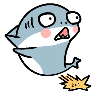 とっしー先輩 驚き イラスト Illustration Illustrator サメ 鮫 Shark Sharklover 可愛い Cute Follow Followｍe フォローミー フォロー大歓迎 イラストグラム 絵描きさんと繋がりたい 動物画 芸術 アート Art プロクリエイト