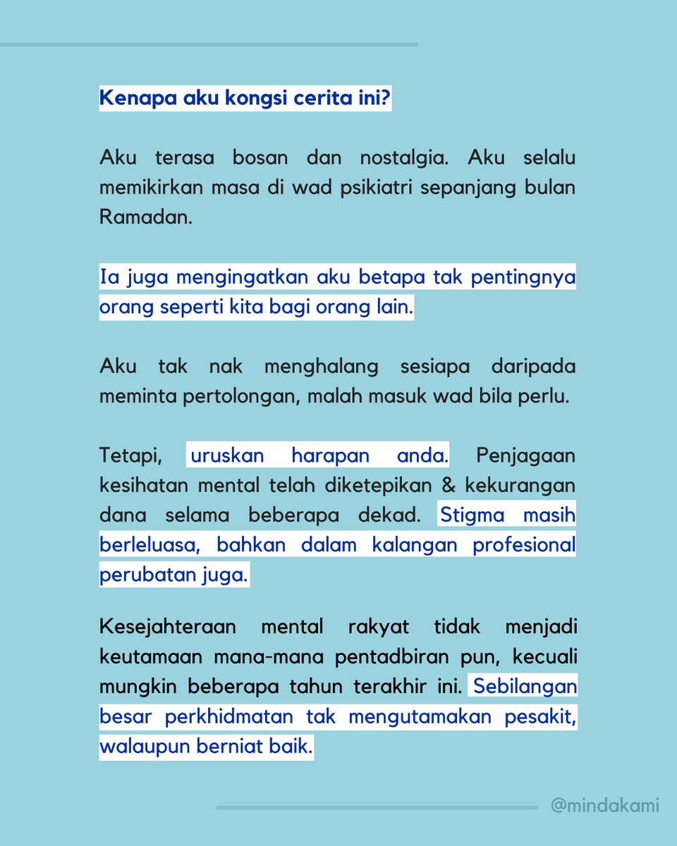 Mentalhealthmatters Mindakami 在 Twitter 上 Sukar Bagi Penderita Bipolar Disorder Untuk Mengekalkan Normal Yang Nampak Mudah Bagi Orang Lain Stigma Masih Berleluasa Bahkan Dalam Kalangan Profesional Perubatan Juga Hapuskan