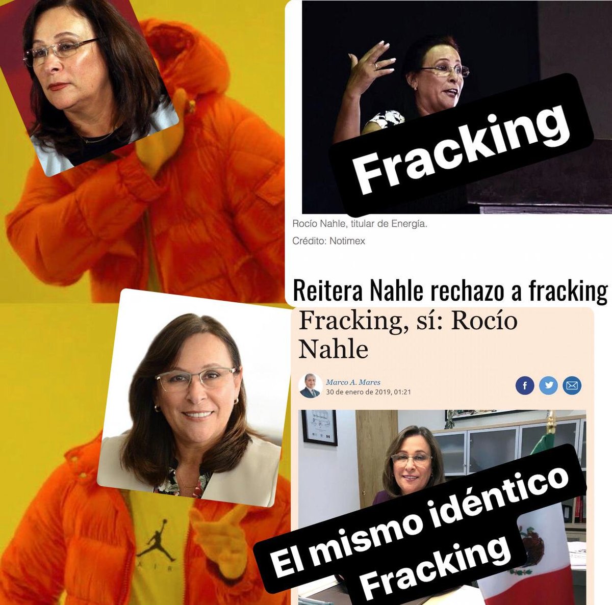 NoFrackingMx's tweet photo. ¡Órale! ¡¡¡Los memes que podríamos aventarnos desde aquí!!!
Va uno nada más para empezar:
#ProhíbanFrackingYA #FrackYou #Climame https://t.co/KOv1zwIyYO