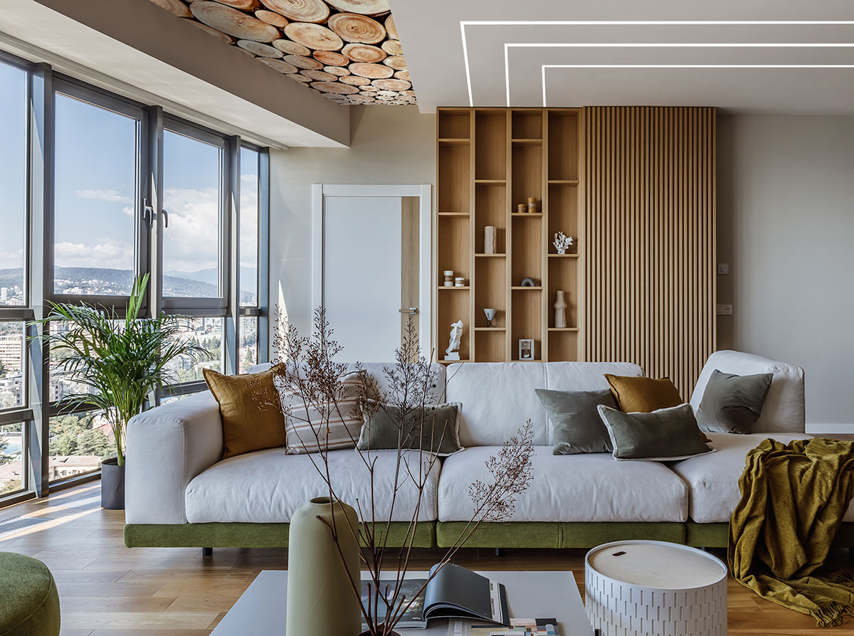 Laqfoil's tweet image. #Lightlines are one of the most unusual ways to decorate and illuminate. They are perfect for the following tasks:

🔹 illumination of long elongated rooms;
🔹 dividing the room into several functional areas;
🔹 masking joints on the canvas. 

#printedceilings #laqfoil