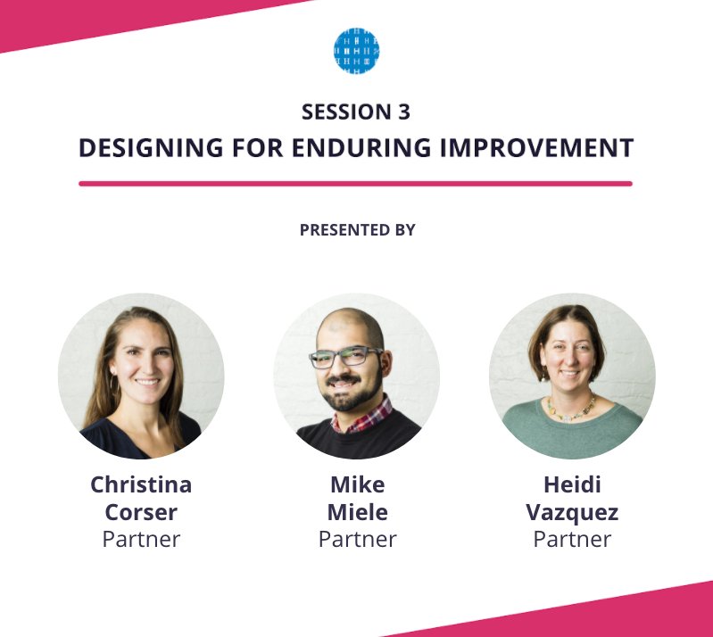 These faces are excited to see you virtually tomorrow at 4PM ET for the last of our free #SpringLearningSeries sessions! Don't miss the conversation "Designing for Enduring Improvement" - all interested educators welcome. Sign up at eventbrite.com/e/145901931605