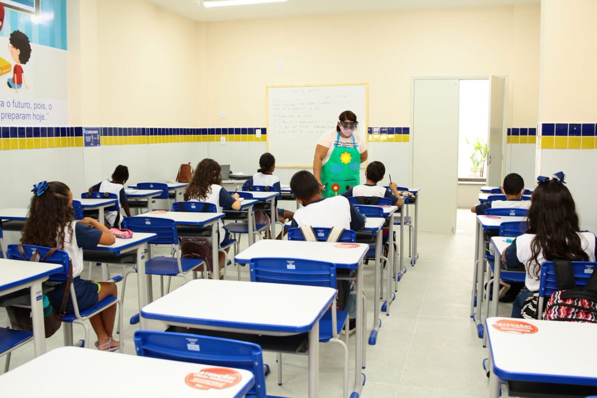 Clewinhocavalca's tweet photo. Mais um dia de aulas presenciais em Pilar, seguimos trabalhando e buscando o melhor para nossos alunos. https://t.co/G0SL1GxyGl