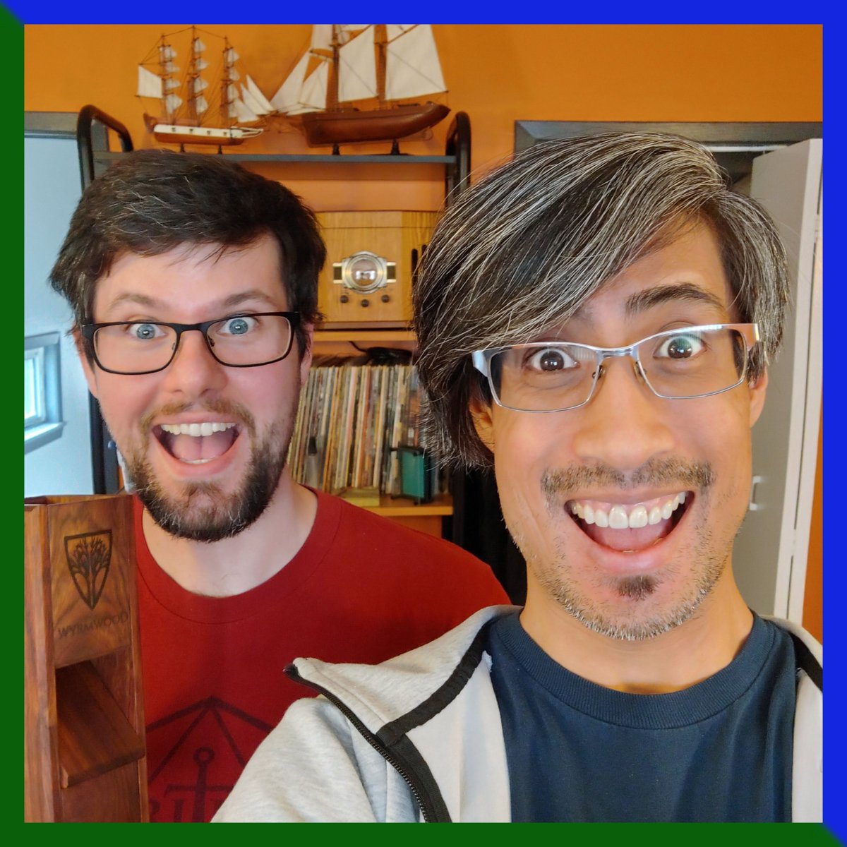 CoilandTalon's tweet photo. It's WednesD&D!!
One decent thing about the pandemic is that our regular games seem to be much more regular since no one is going anywhere.
-Sean and Jay
#CoilAndTalon #DnD #DnDNight #OnlineDnD #TorontoGays #GayToronto #LGBTQ #Gay #GayHusbands #Couple #GayCouple #LoveIsLove https://t.co/txALI6ZzUZ
