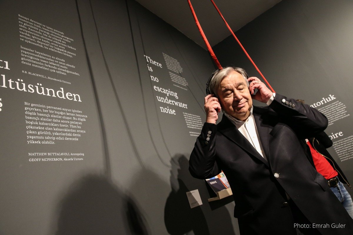antonioguterres's tweet photo. Art is one of the most powerful ways we can express our humanity and forge bonds with one another.

As we mark #WorldArtDay amidst a global pandemic, join me in thanking artists around the world for continuing to be a source of inspiration, solace, and connection. https://t.co/rvooqI2nPI