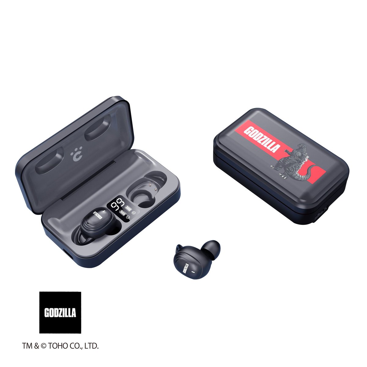 From cheero comes the GODZILLA Wireless Earphones with 6 GODZILLA