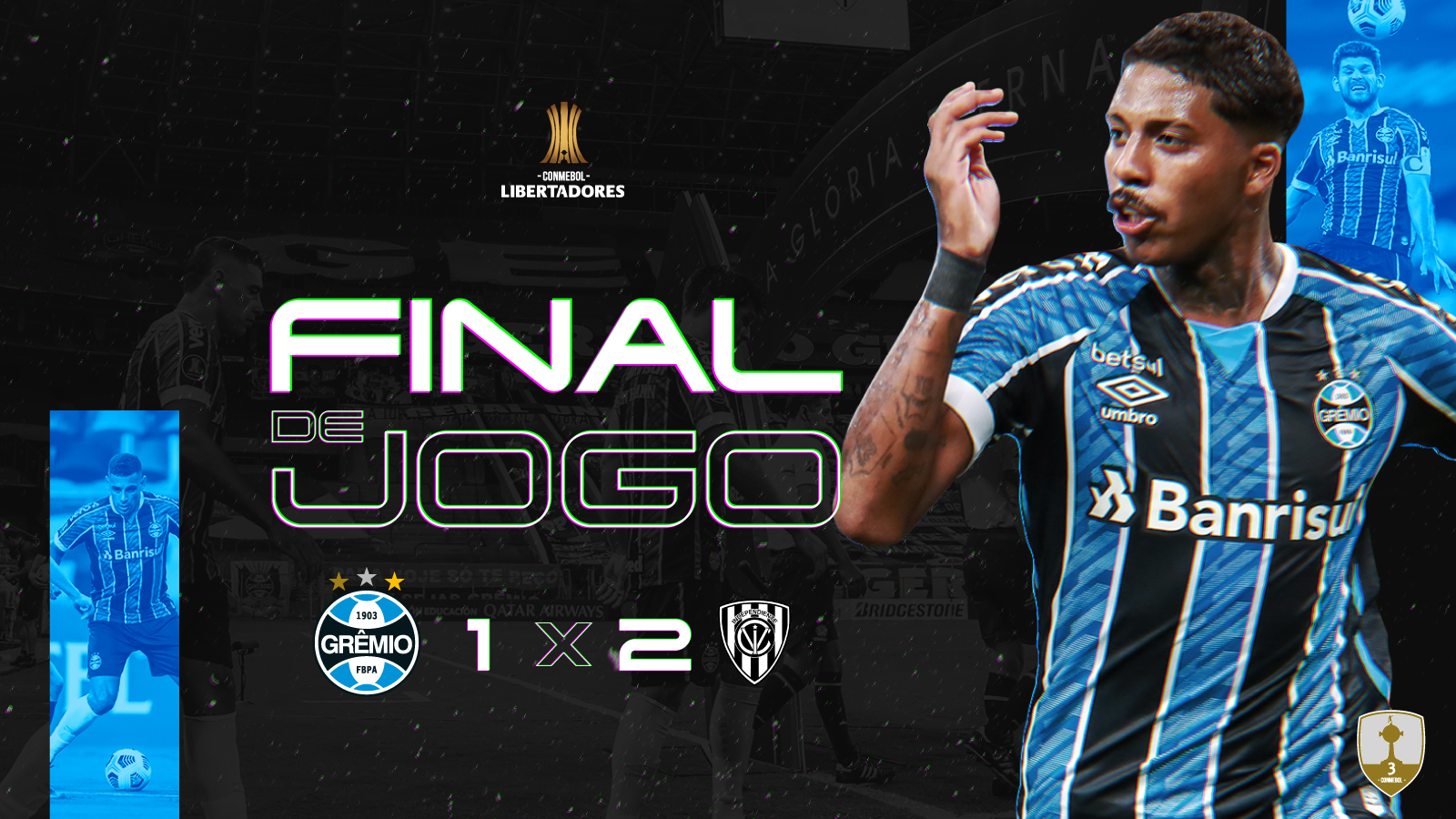 Gaúcha 2 fará cobertura pós-jogo de Grêmio x Independiente del