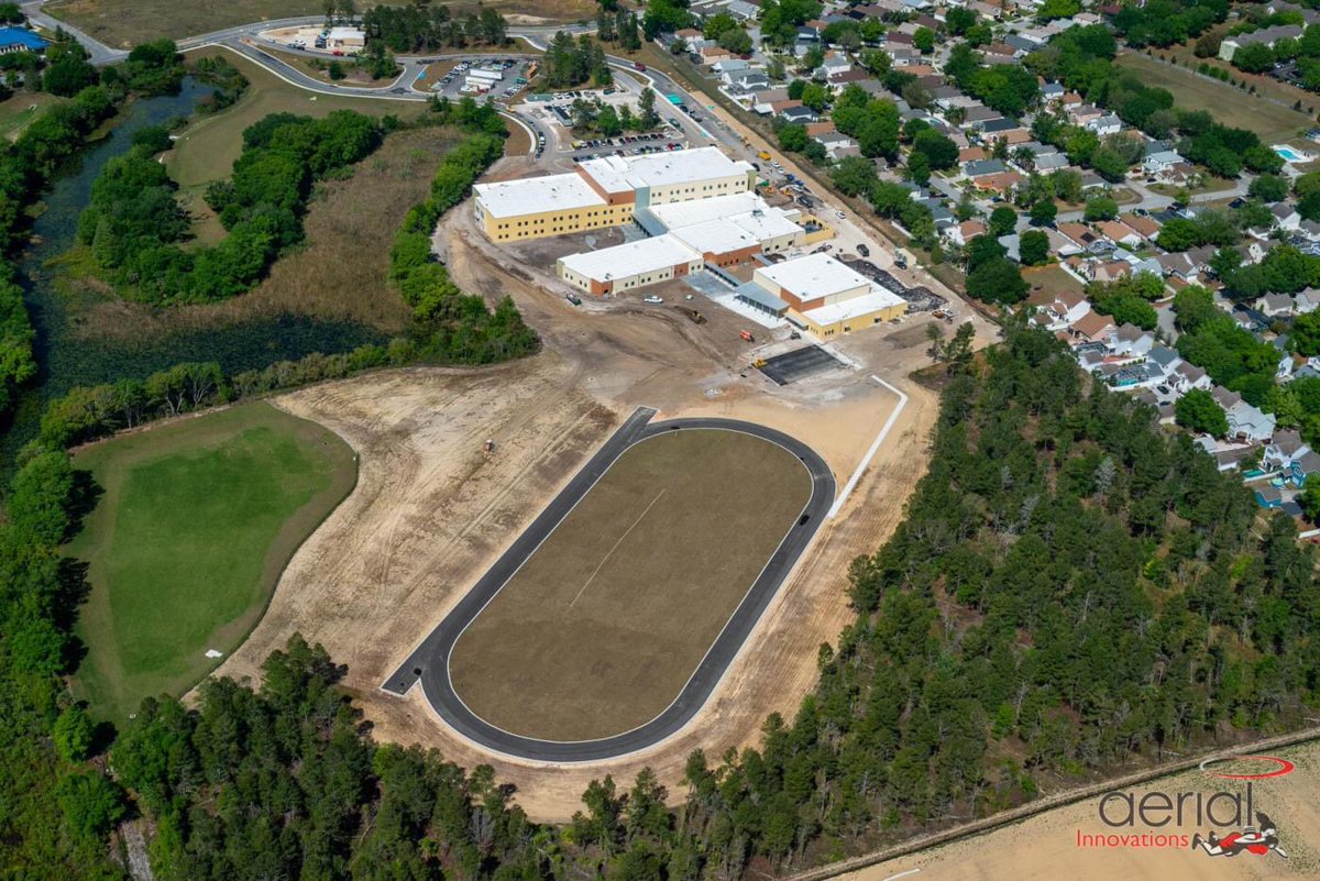 I love our walks of the campus and seeing all the progress from week to week! The drone photos capture the outdoor environment. What a great space for PE, recess, athletics, and E-STEM learning experiences!