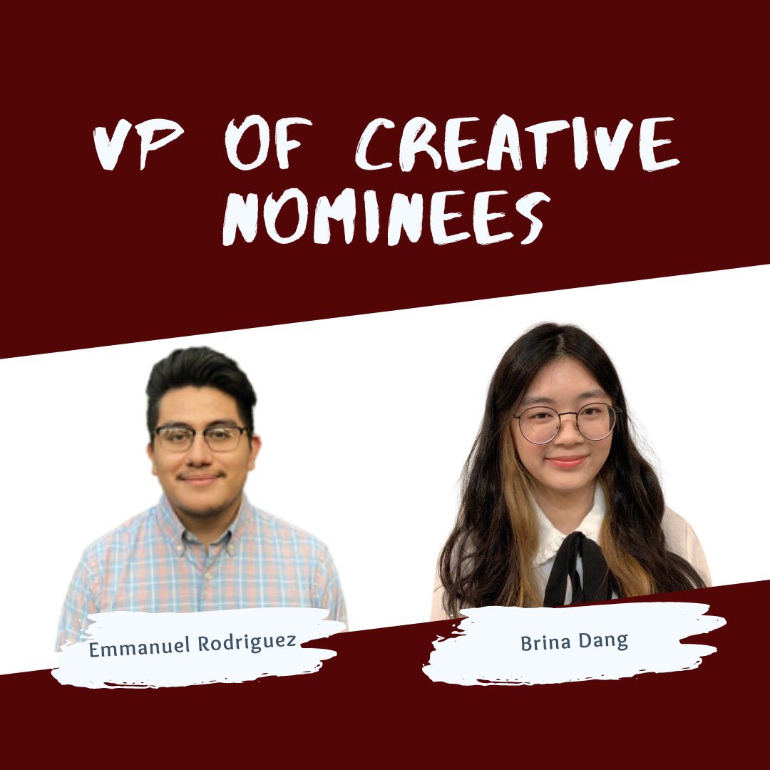 cppama's tweet image. Join Us Tomorrow & Hear From Our Amazing Nominees! ✨🤩
Come hear their speeches & see who will be taking over AMA next semester 😮!!
Tomorrow! ✨
April 14th from 12pm-1pm
Zoom ID: 679-415-7027