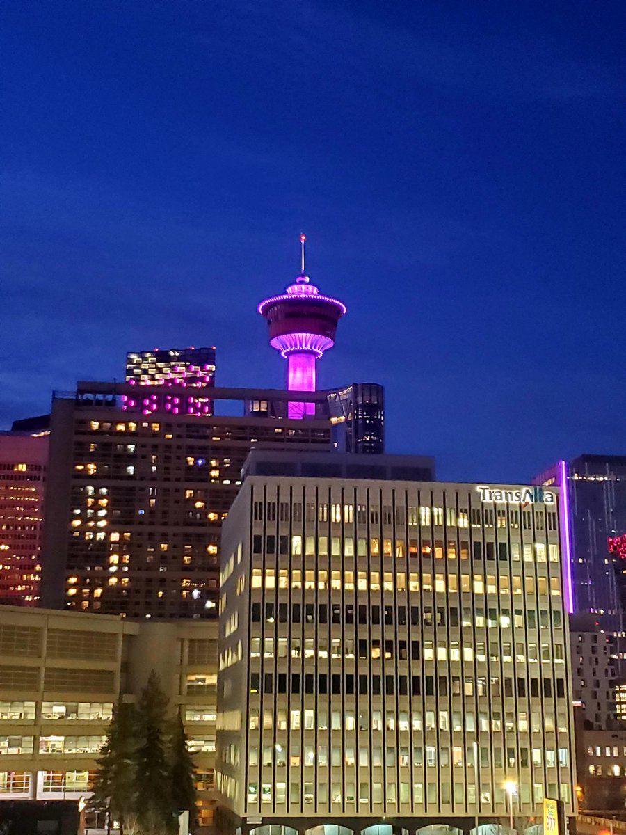 In celebration of National Medical Lab Week, the @TheCalgaryTower is indigo tonight. I am a proud medical lab professional ❣
@csmls
#nationalmedicallabweek #nmlw #wearelab