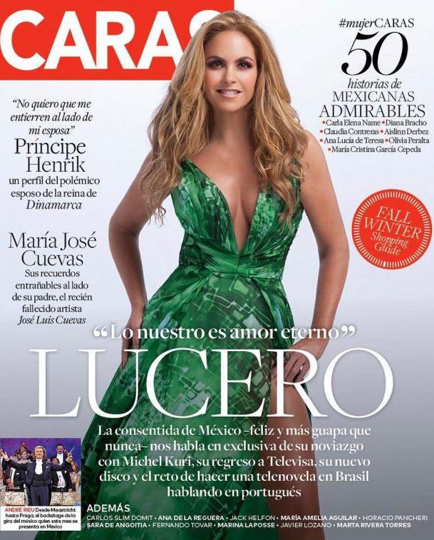 LuceroMexico's tweet photo. Wooow! Esta portada que fue para la revista CARAS me encanta porque ese vestido verde es de mis favoritooos!! 💚 Estos recuerdos de portadas que ustedes me comparten están sensacionales! 🥰 #LuceroPortadas 📸 https://t.co/jZ3k4gIZ3I
