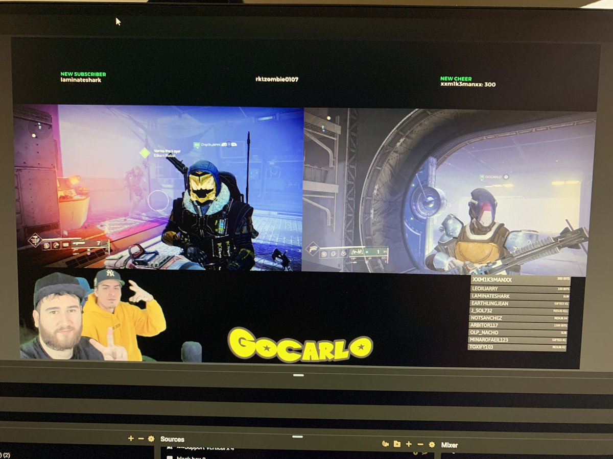 GocarloTwitch's tweet photo. https://t.co/LCKfz2NrPN EPIC STREAM Two Different Players Screens! Join My Clan Everyone Is Welcome! Looking for people to raid with #Destiny2 destiny 2 #destiny #bungie @Bungie @BungieHelp @DestinyTheGame #destinyclan #destiny2clan #destinyraid #destiny2raid https://t.co/3CAaQUvk3G