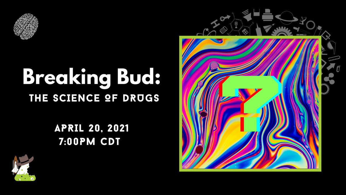 Like, how do drugs work, man? We’re bringing scientists to you this 4/20 to discuss how cannabinoids effect the brain, how your brain processes information in altered states, and the future of psychedelics in medical care. Follow <a href="/tasteofsci/">taste of science</a> for more festival events!
