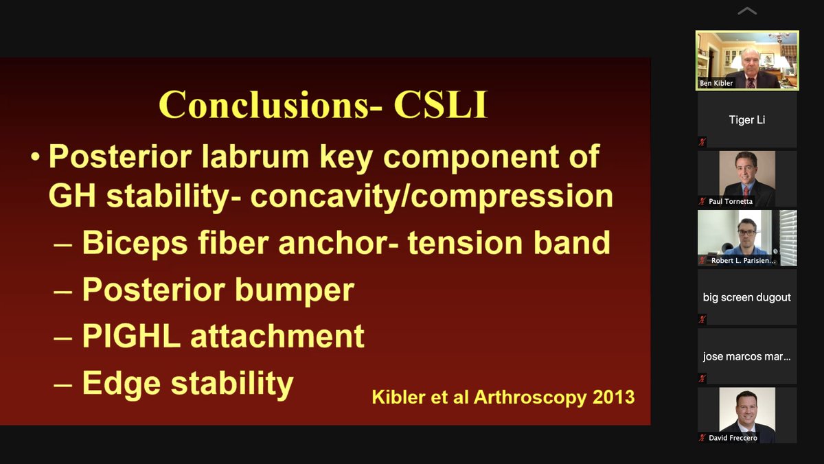 Great @BUOrtho Grand Rounds talk this morning on 'The Injured Throwing Shoulder' by Dr. William 'Ben' Kibler! All of our GR talks are recorded and available to view on the @AAOSmembers OVT BU Channel. #aaosovt #shoulder @AOSSM_SportsMed @BUMedicine aaos.org/education/orth…