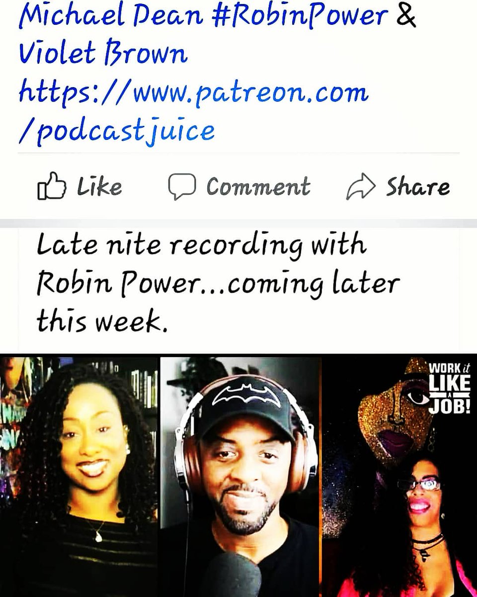 GodsKingDavid's tweet photo. WATCH IT NOW!! @podcastjuice #RobinPower & @violetesq https://t.co/RAswMokQZa https://t.co/PsMf4uzS8q