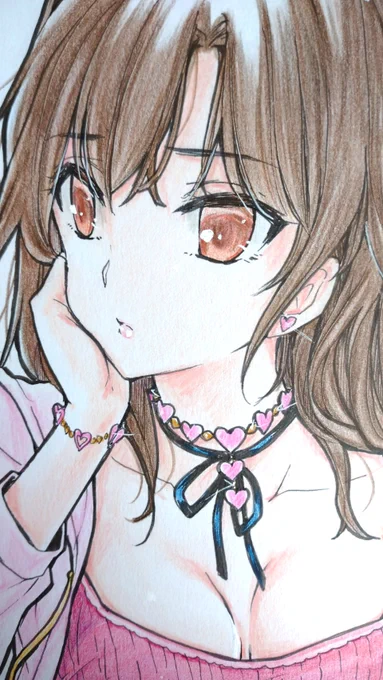 パーカータックトップの姉貴?(オリジナル)
の直筆色紙✏️ 
