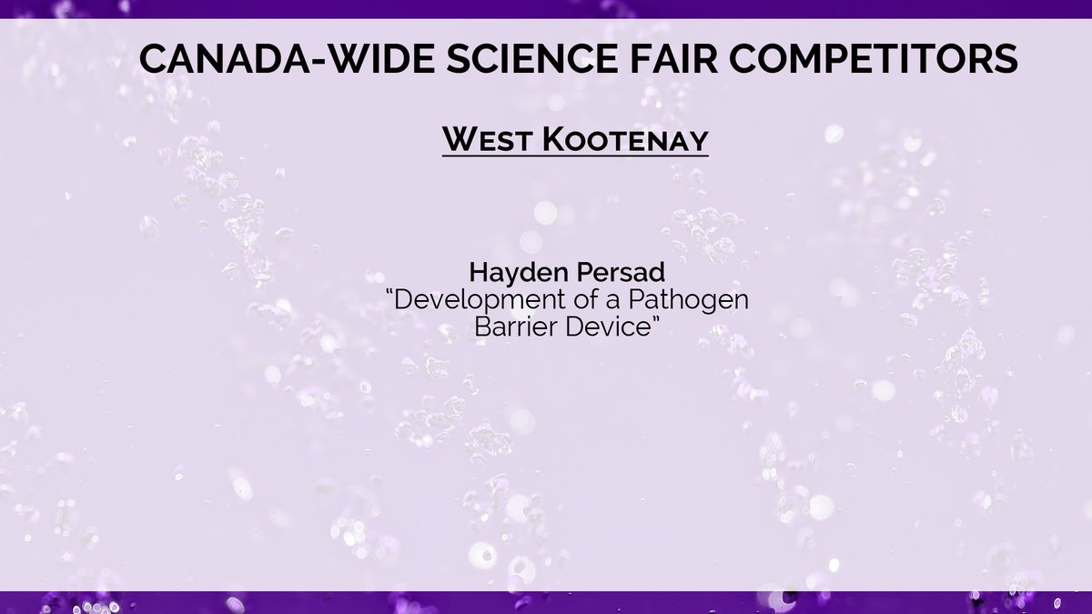 sciencefairsbc's tweet photo. Congratulations to our West Kootenay students heading to the Canada-Wide Science Fair! #stem #virtualsciencefair https://t.co/z5ulkzYYfq