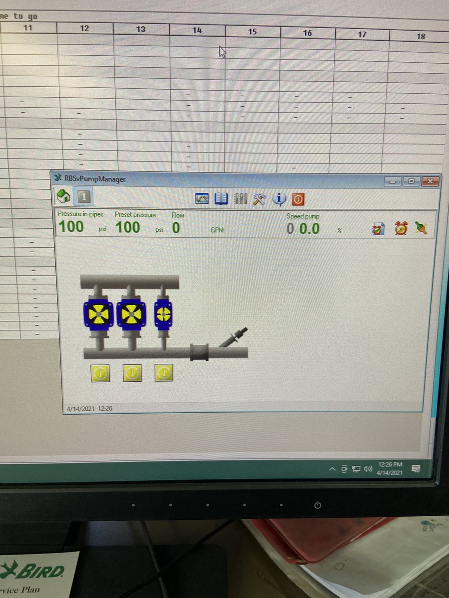 Opening day yesterday, irrigation day today! Systems hold so far..... 😀