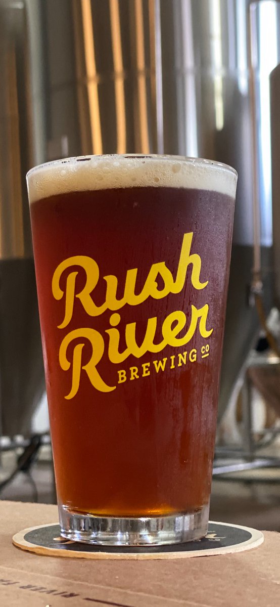 rushriverbeer's tweet photo. Biére de Mars! In celebration of our 17th Anniversary this Saturday, we brewed this traditional artisan ale from northern France! It is a slightly sweet, malt-forward ale that showcases Munich and Vienna malts. Spring is here and so is Biére de Mars. Santé! https://t.co/eXpMWNOXNh