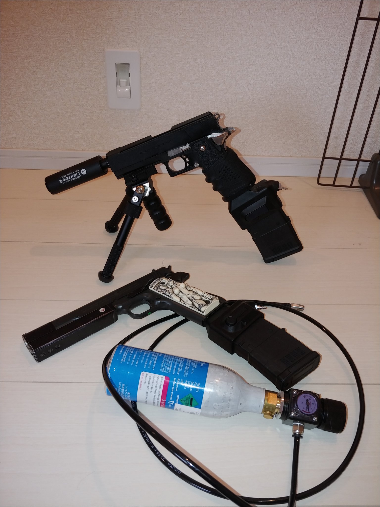 ハイキャパ　外部ソース　TAPF AIRSOFT 外部ソース ハイキャパ TAPP サバゲー