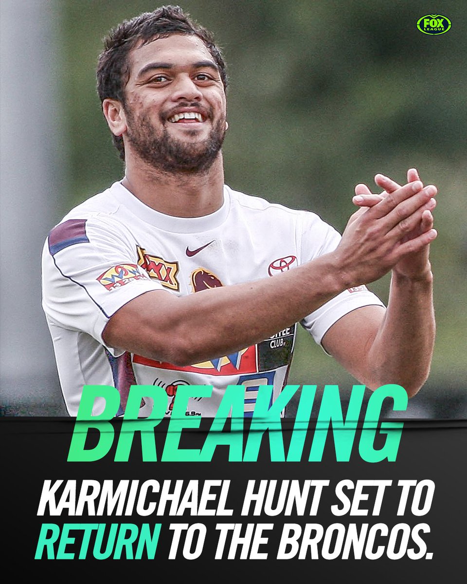 BREAKING

Karmichael Hunt set for stunning NRL comeback with the <a href="/brisbanebroncos/">Brisbane Broncos</a>

bit.ly/3acf5JX