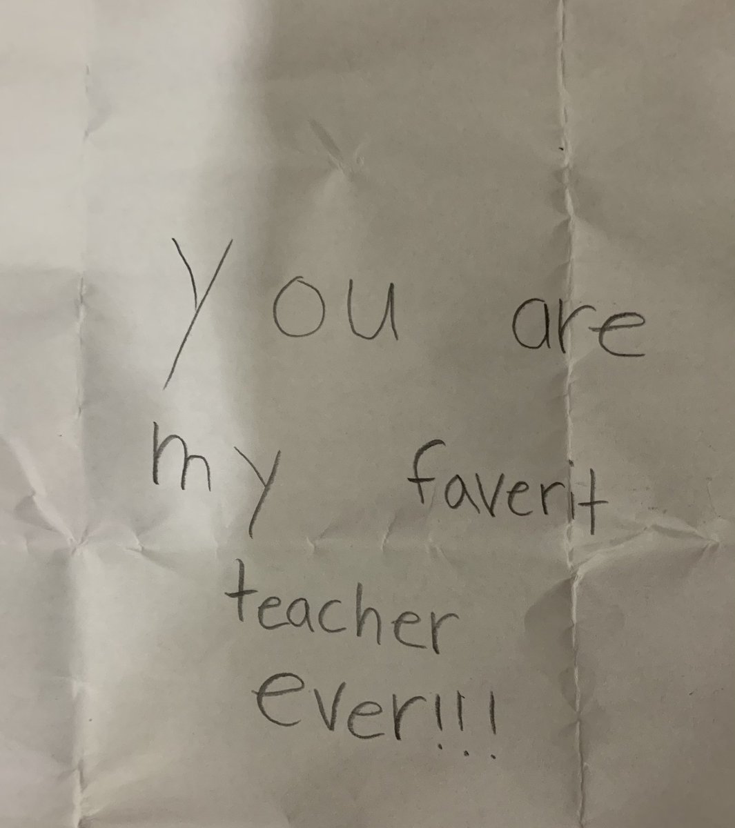 This made me cry at the end of a long day!  ❤️ The author of this note just became a F2F student on Monday.  #thewhy #changinglivesonebyone <a href="/WarnerCFISD/">Warner Elementary</a> <a href="/CathyAbercrom/">Cathy Abercrombie</a>
