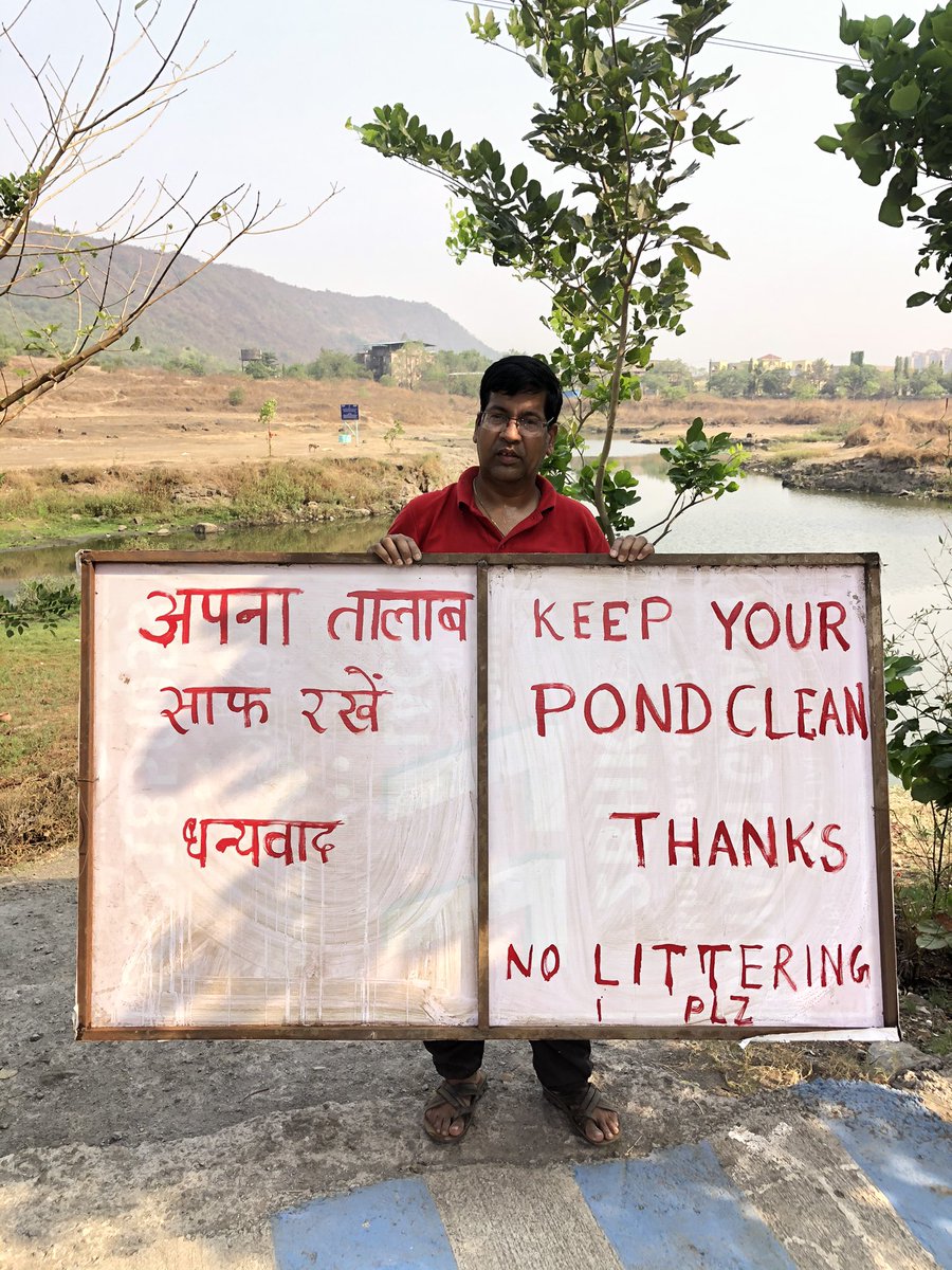 DK_Rise4Green's tweet photo. A @MahindraRise #ESOP #IndividualSocialResponsibility initiative to Save Our Natural Water Bodies&amp;keep it clean and green. Placing Cemented rings to segregate floral and plastic wastes. @anandmahindra @C_P_Gurnani @SheetalMehta @vrindapisharody @tech_mahindra #CompanyWithAPurpose https://t.co/surCZILYvr