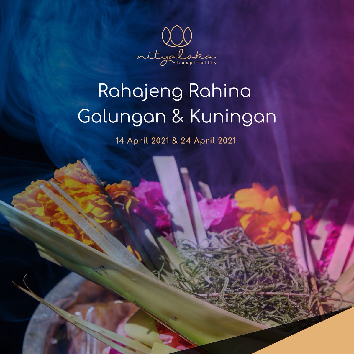 nitya_loka's tweet photo. Happy Galungan &amp; Kuningan Day to family and friends who celebrate. Wish you a peace of heart, clarity of mind, serenity of soul, living in harmony and good karma in Dharma. 🙏 https://t.co/RZLrr33xYy