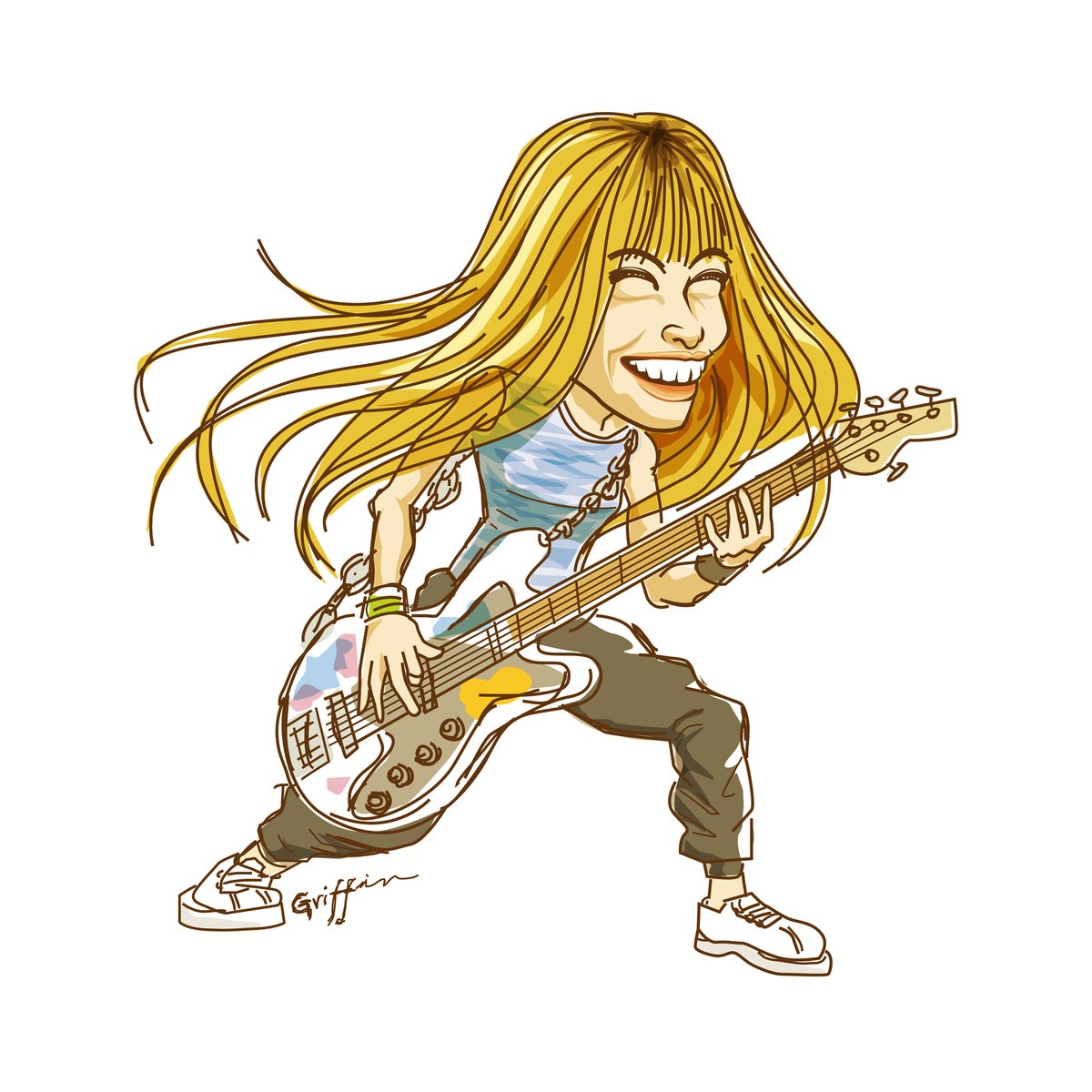 打首聴きながら描いたjunko姉さん 昨日激レアさんにも出てたけど どうしてもア イソベタケシ Takeshi Isobeのイラスト