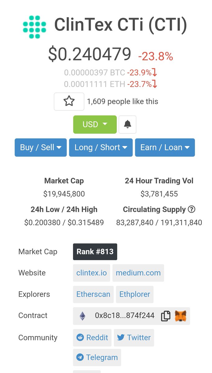 dor_teri's tweet image. Ready to be bullish? $CTI 💎
🥇First to market clinical trials🥇
🚀Global drug development $350b per annun🚀
💎Only 1% of global clinical trials will give $35m💎
🔥Huge numbers and the mc is $20m🔥
🔝Clients will have to stake for 12 month and will reduce circ supply🔝