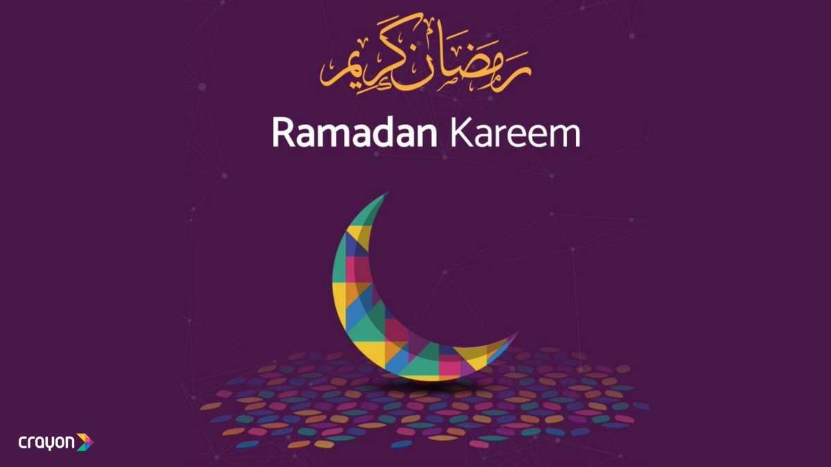 CrayonBigData's tweet photo. Ramadan Kareem from #TeamCrayon. We wish you a blessed and happy month! #RamadanKareem https://t.co/nEG1KwlQPw